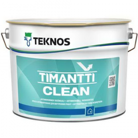 Краска «Teknos» Timantti Clean, PM B3, 9 л