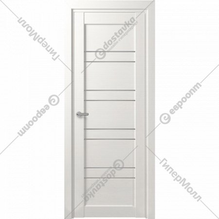 Дверь «Портадом» Deform, D15 ДО Дуб снежный/Черный, 200х80 см