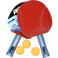 Набор для настольного тенниса «Cliff» Rbv, 2 ракетки, 3 шарика, в чехле