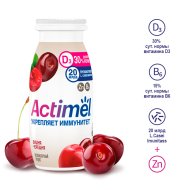 Кисломолочный продукт «Actimel» с вишней и черешней 1,5%, 95 г