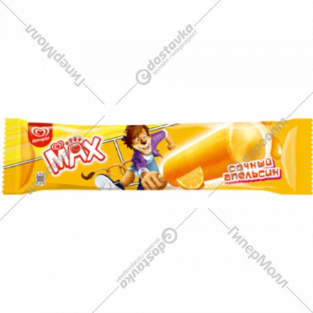 Фруктовый лед «Max Twister» со вкусом апельсина, 60 г