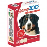 Лакомство для собак «ДокторZOO» витамины, здоровье кожи и шерсти, 90 таблеток