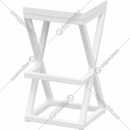 Полубарный стул «Millwood» Вена 1, ЛДСП белый/белый, 36х33х66 см