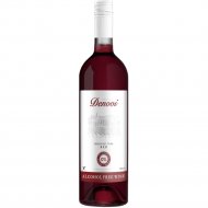 Вино безалкогольное «Denovi» виноградное красное, полусладкое, 0.75 л