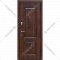 Дверь входная «Гарда» Вена, Грецкий Орех/Белый Матовый, R, 205х96 см