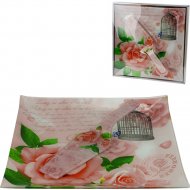 Блюдо «Zibo Shelley» Воздушные розы, S3112/2PDQ DD135, с лопаткой, 30 см
