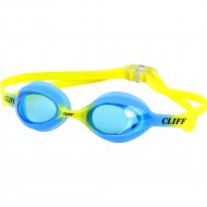 Очки для плавания детские «Cliff» G911, голубо-желтый