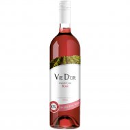 Вино безалкогольное «Vie Dor» виноградное розовое, полусладкое, 0.75 л