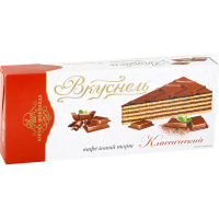 

Торт вафельный"КЛАССИЧЕСКИЙ"(глазир)270г