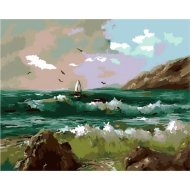 Картина по номерам «Lori» Море, Кпн-201, 41х50 см
