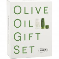 Подарочный набор «Ziaja» Olive oil, крем для лица 50 мл, крем для глаз 15 мл и крем для рук 80 мл