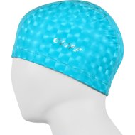 Шапочка для плавания «Cliff» силиконовая с лайкрой 3D, CS-530, голубой