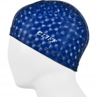 Шапочка для плавания «Cliff» силиконовая с лайкрой 3D, CS-530, темно-синий