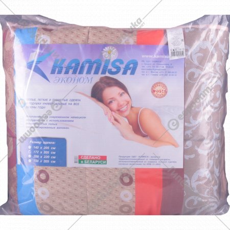 Одеяло стеганое «Kamisa» бежевый, 172х205 см