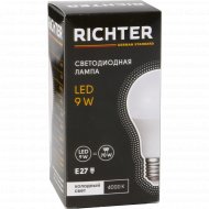 Лампа светодиодная «Richter» A60 9W 4000K E27