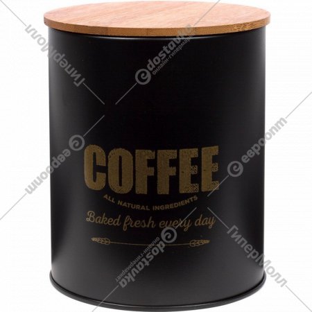 Банка для сыпучих продуктов «Belbohemia» Coffee, GS-03112C-C, 11х14 см