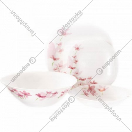 Набор посуды «Luminarc» Neo Carine Cherry Blossom, V3882, 19 предметов