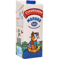 

Молоко ул/п "САРАФАНОВО"(дет, 2.5%)970мл