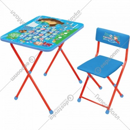 Комплект мебели в детскую «Ника» КП2/4 Маша и Медведь. Английская Азбука