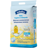 

Пеленки гиг.детск."BABYLINE"(90x60)5шт