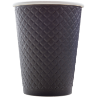 

Стакан"WAFFLE BLACK"(двух/кон,25шт)300мл