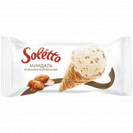 .Мороженое сливочное с ароматом «Soletto» карамелизированный миндаль, 7 %, 75 г