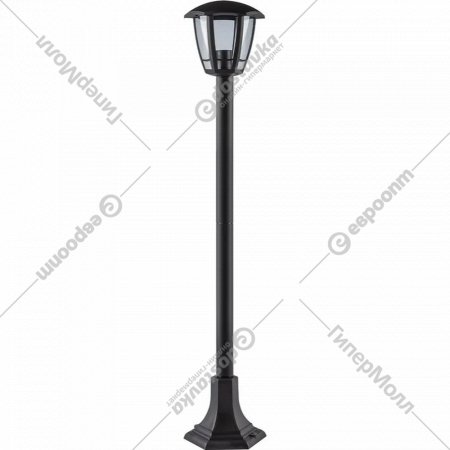 Светильник уличный «ЭРА» Валенсия 3, Б0051191, черный, 112 см