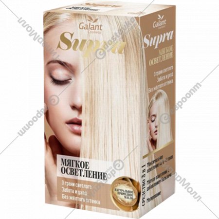 Осветлитель для волос «Galant Cosmetic» Supra, Мягкое осветление, с натуральным природным маслом, 140 мл