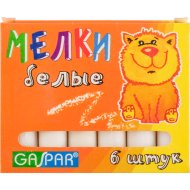 Мелки школьные белые (6 шт) РБ