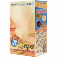 Осветлитель для волос «Galant Cosmetic» Супра, Мягкое осветление, экстракт белого льна и витамины A, E, F, 220 мл