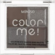 Тени для век «Miniso» Color Me Quad Palette №15, 2008159020106, 3.5г