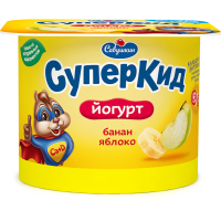 

Йогурт"БАНАН-ЯБЛ"(кал,вит.Д,2.0%)ст 120г