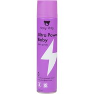 Лак для волос «Holly Polly» Ultra Power Baby, Ослепительный Блеск и Ультрафиксация,250 мл