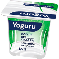 

Йогурт"YOGURU"(1.5%,обог.бифид.)125г