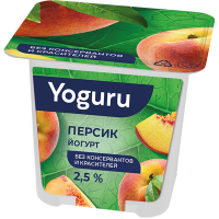 

Йогурт"YOGURU"(2.5%,персик)125г