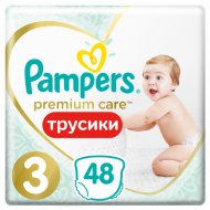 Подгузники-трусики «Pampers» Premium Care 6-11 кг, размер 3, 48 шт