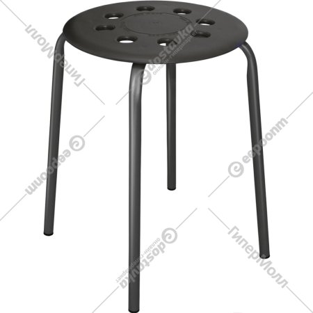 Табурет «Ника» С пластмассовым сиденьем, ТП01, черный