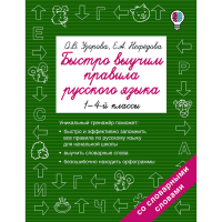 

Книга "БЫСТР ВЫУЧ ПРАВ РУС ЯЗ. 1-4 КЛ"