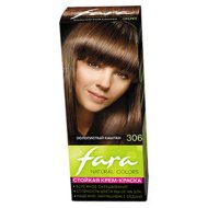 Крем-краска для волос «Fara Natural Color» тон 306, золотистый каштан.