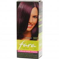 Крем-краска для волос «Fara Natural Color» тон 322, баклажан.