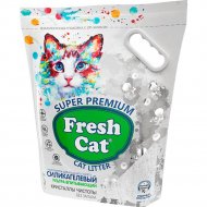 Наполнитель для кошачьего туалета «Fresh Cat» силикагелевый, Кристаллы чистоты, 640141, 2 кг