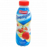 Йогуртный напиток «Ehrmann» Эрмигурт, клубника и банан, 1.2%, 420 г