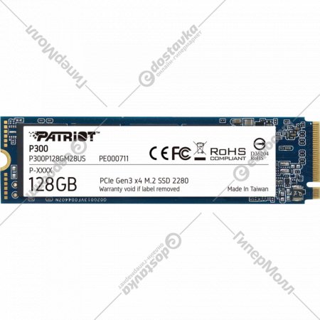 SSD диск «Patriot» P300P128GM28