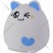Ночник «ЭРА» Кот, NLED-413-1W-BU, с выключателем, белый с синим