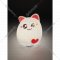 Ночник «ЭРА» Кот, NLED-413-1W-P, с выключателем, белый с розовым
