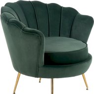 Кресло «Halmar» Amorinito, темно-зеленый/золотой