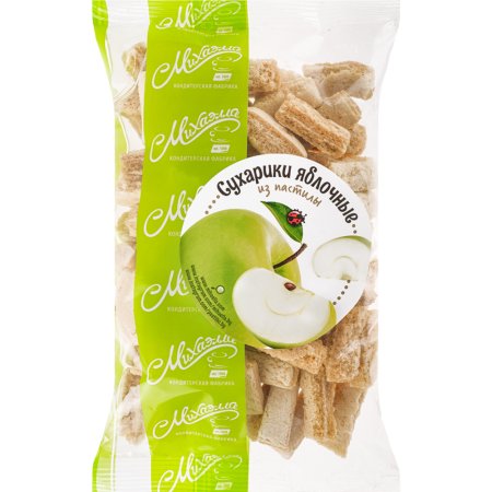 Сухарики из пастилы «Михаэлла» яблочные, 200 г