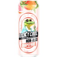 На­пи­ток пивной без­ал­ко­голь­ный Rocky Croc со вкусом грейпфрута, 0.45 л