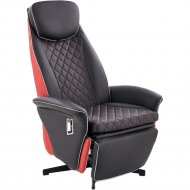 Кресло «Halmar» Camaro, черный/красный