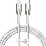 Кабель «Baseus» Glimmer, CADH000202, white, 1 м